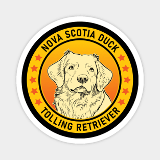 Nova Scotia Duck Tolling Retriever Dog Portrait Magnet